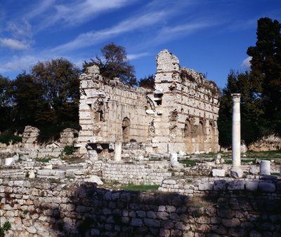 Maritime Alper: Rester af romerske bade fra det 3. århundrede i Nice-cimiez-arenerne. af Roman