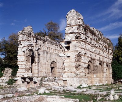 Maritime Alper: Rester af romerske bade fra det 3. århundrede i Nice-cimiez-arenerne. af Roman