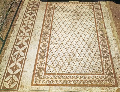 Mosaikgulv fra Messiis hus (mosaik) af Roman