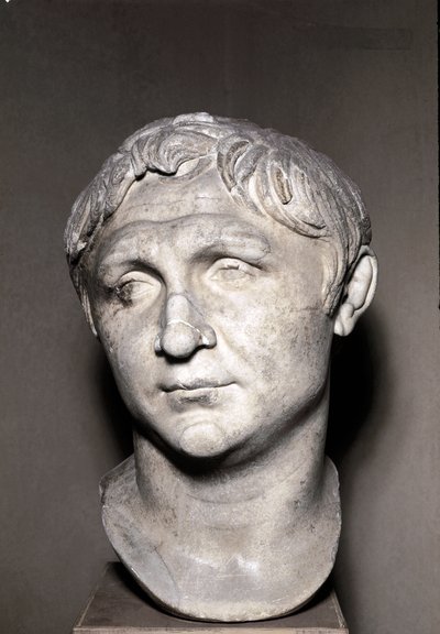 Portræt af Pompejus den Store (Marmorskulptur) af Roman