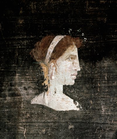 Portræt af en kvinde sandsynligvis Cleopatra af Roman