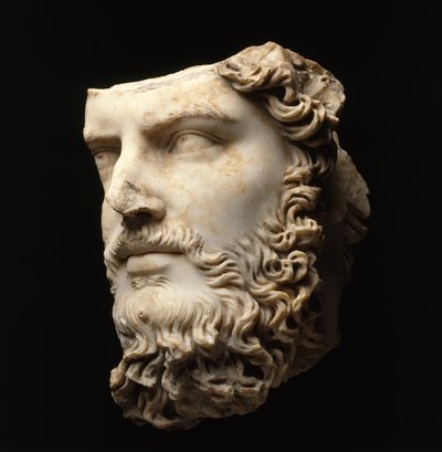 Portræt af medkejseren Lucius Verus af Roman