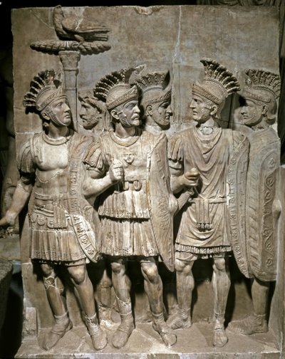 Prætorianer-relief, ca. 51-52 e.Kr. (marmor) af Roman