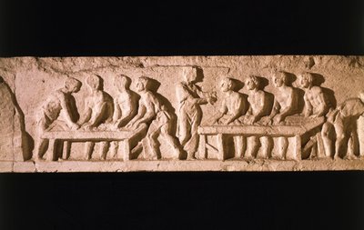 Relief, der forestiller bageri, fra bageren Eurysaces