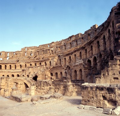 Roman Colosseum i El-Djem, Tunesien. af Roman