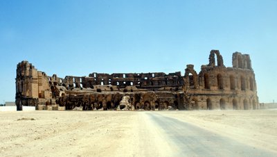 Roman Colosseum i El-Djem, Tunesien. af Roman