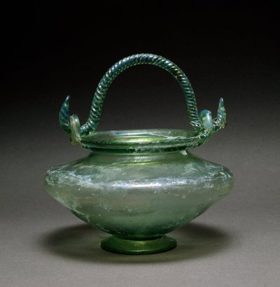 Romersk kunst: bikonisk vase. 1. århundrede e.Kr. Fra La Antigua Diam. 12 cm National Museum of Roman Art Merida, Spanien af Roman