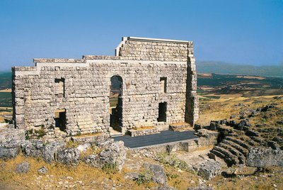 Ruinerne af det romerske teater, Acinipo, Ronda, Spanien af Roman