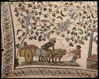 Druehøsten (mosaik) af Roman