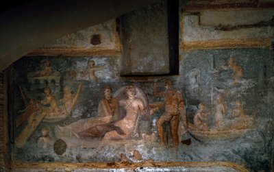 The Return of Proserpine of the Underworld, 2.-3. århundrede (fresco) af Roman