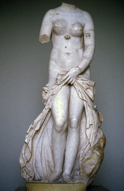 Venus Laudolina eller anadyomene. skulptur, Museum of Syracuse, Sicilien, Italien. af Roman