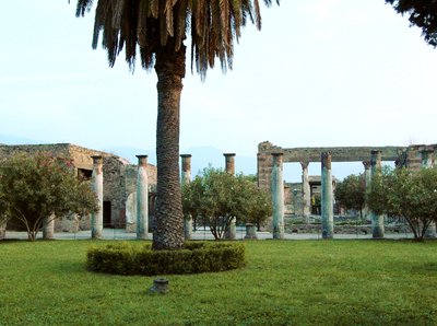 Udsigt over huset til Casa dei Vettii (Vettiiens hus) af Roman