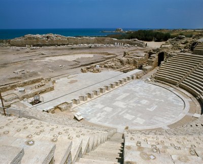 Udsigt over det romerske teater af Roman