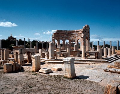 Udsigt over markedspladsen af Roman