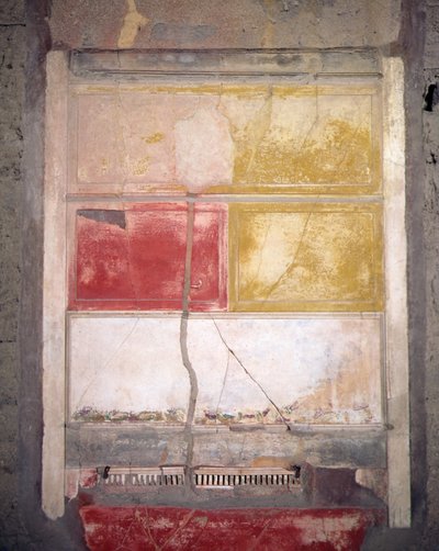 Vægdekoration, Pompei, Italien (fresco) af Roman