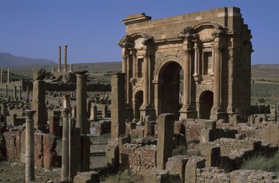 Trajans bue og Capitolin-templet (52-117 e.Kr.), ca. 100 e.Kr., højkejsertid (27 f.Kr.-395 e.Kr.) af Roman Imperial Period