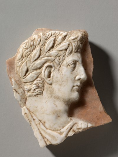 Cameo med portræt af kejser Augustus af Roman Imperial Period