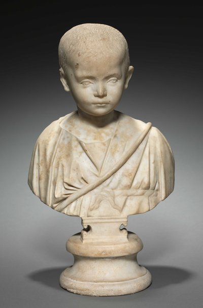 Portrætbuste af en pige, ca. 250-275 af Roman Imperial Period