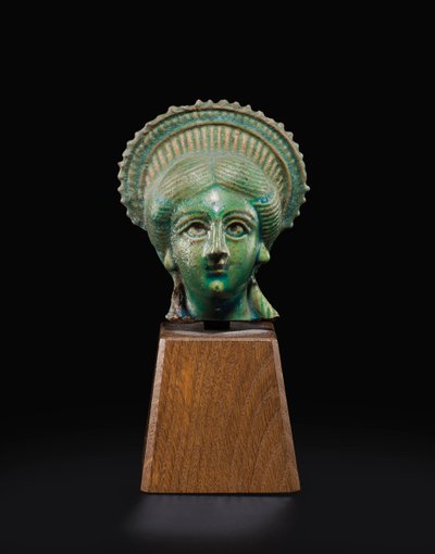 Leder af Isis-Aphrodite, ca. 1. - 2. århundrede e.Kr. (fajance) af Roman Period Egyptian