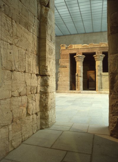 Dendur-templet, ca. 10 f.Kr. (æolisk sandsten) af Roman Period Egyptian
