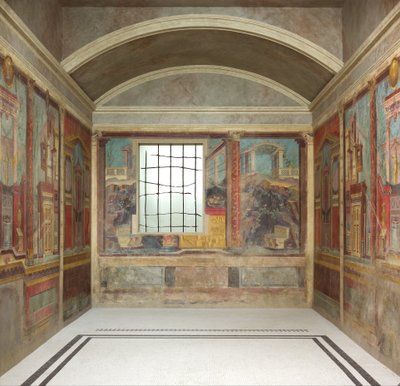 Cubiculum fra en villa ved Boscoreale, ca. 50-40 f.Kr af Roman Republican Period