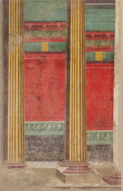 Vægmaleri fra en villa i Boscoreale, ca.50-40 f.Kr. af Roman Republican Period