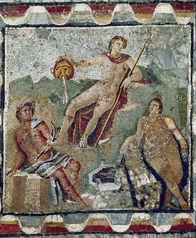 Vandguder (mosaik) af Roman Roman
