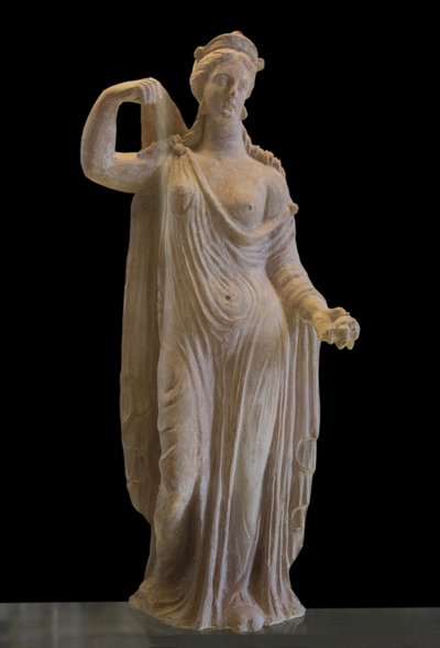 Art Grækenland Afrodite af Genitrix-typen (1. århundrede e.Kr.) terracotta af Roman Roman