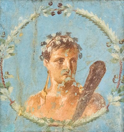 Fresko, der forestiller Herkules af Roman Roman