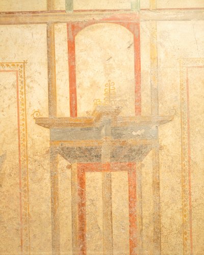Fresko fra House of Menander, Pompeji, Campania, romersk civilisation af Roman Roman
