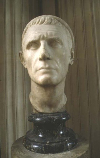 Hovedet på en mand, muligvis Antiochos III af Roman Roman