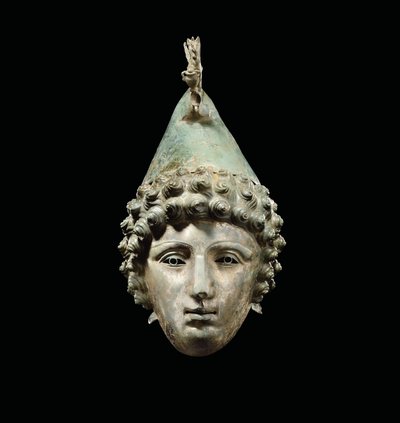 Crosby Garrett-hjelmen, sent i det 1.-2. århundrede e.Kr. (bronze) (se også 871729-34, 482018 & 413093-94) af Roman Roman
