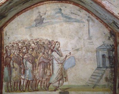 The Raising of Lazarus, Catacombs of Via Latina, Rom af Roman Roman