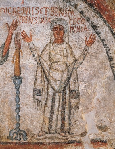Den afdøde Cominia (fresko) af Roman Roman