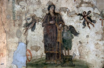 Venus Pompeiana, fresko fra de fire guders Teberna, Via dell