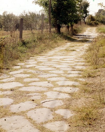 Via Flaminia, Rom. af Roman Roman