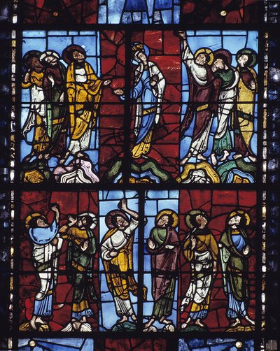 Ascension (farvet glas af Romanesque