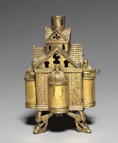 Røgelsebrænder og stativ til et alterkors, 1150-1175 af Romanesque