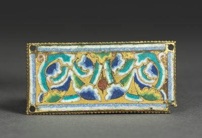 Plaque fra et relikvieskrin, ca. 1180-1190 af Romanesque