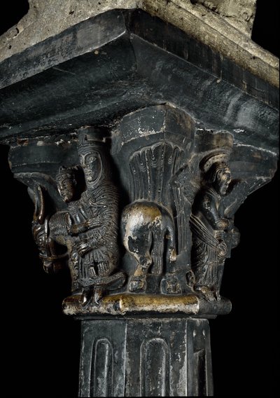 Romansk kunst: hovedstad i det 12. århundrede. Aosta, Priory of Sant 
