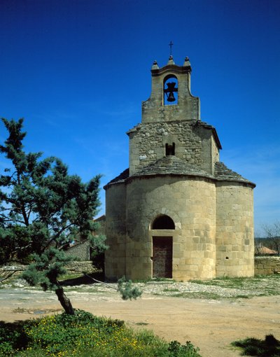 Romansk kapel, Sainte Croix, i Peyrolles i Aix-en-Provence. af Romanesque
