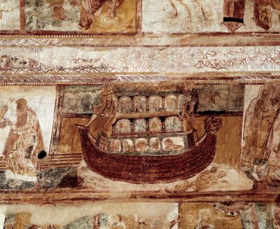 Noahs bue (loftsmaleri) af Romanesque