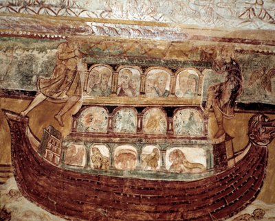 Noahs bue (loftsmaleri) af Romanesque