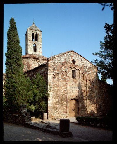 Udsigt over kirken af Romanesque
