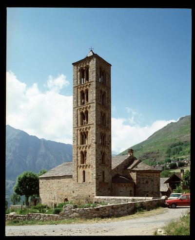 Udsigt over kirken af Romanesque