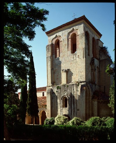Udsigt over kirken af Romanesque