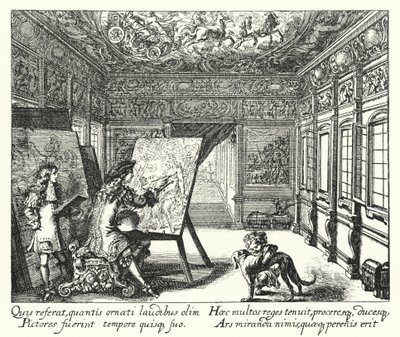 Maleri (gravering) af Romeyn de (after) Hooghe