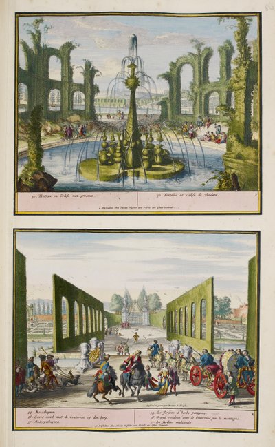 The Park at Enghien, ca. 1685, illustration fra en 