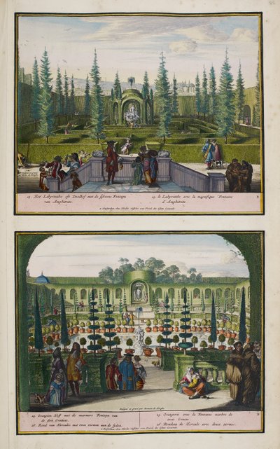 The Park at Enghien, ca. 1685, illustration fra en 