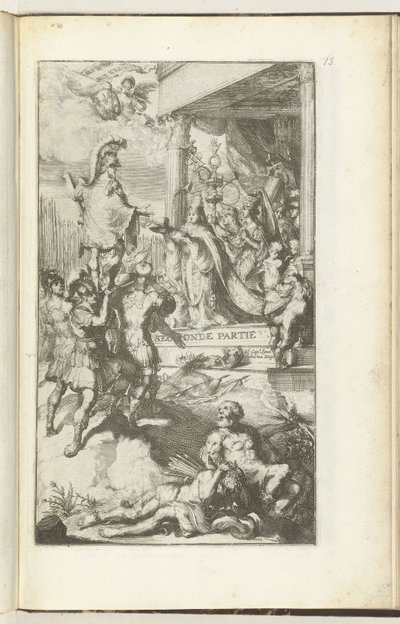 Titeltryk til anden del af Guerres de Flandres Anden part (titel på objekt) Guerres de Flandres (serietitel) af Romeyn de Hooghe (attributed to)